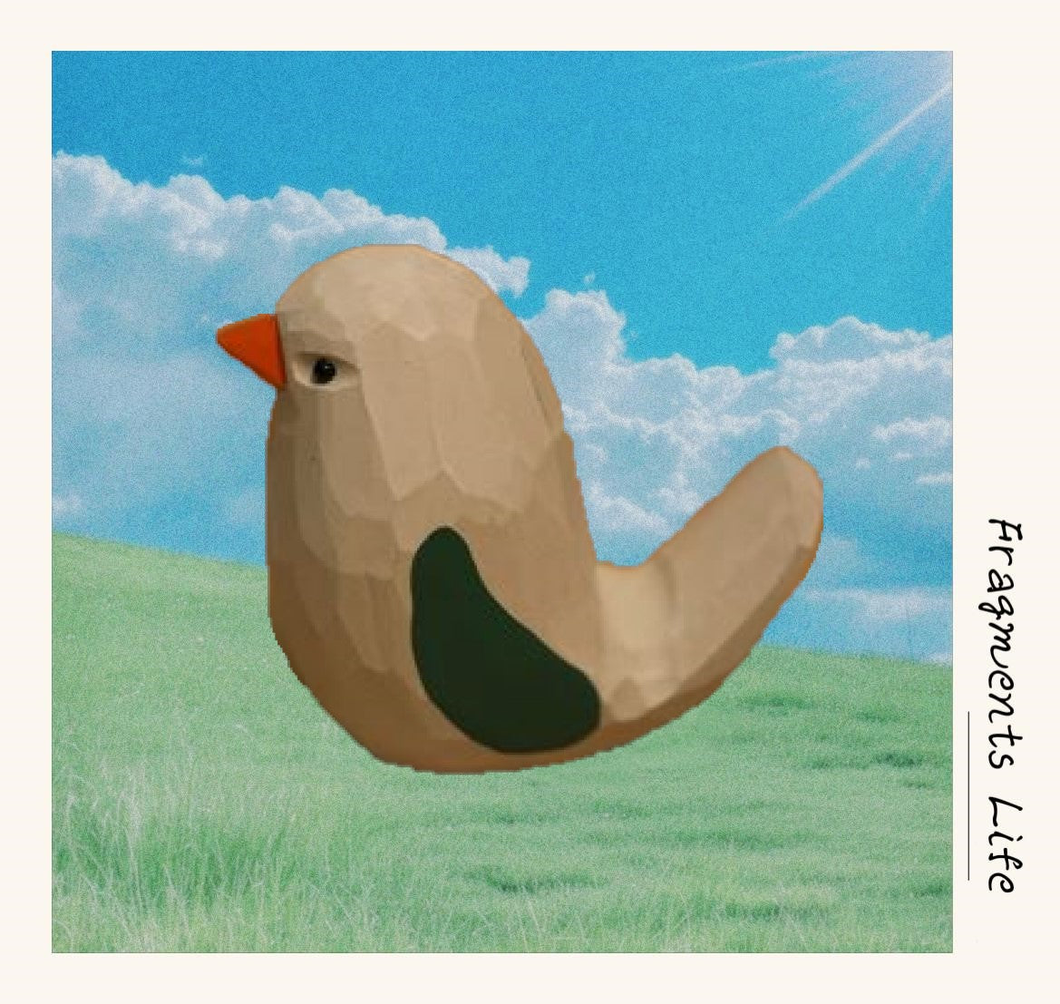 Home decoration and healing style - Pocket-Sized Serenity bird