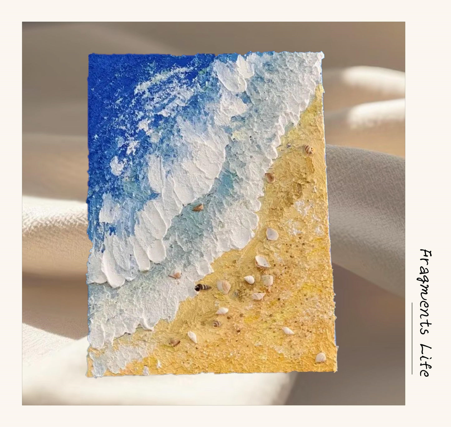 Beach Shell Texture Art Kit  -  D