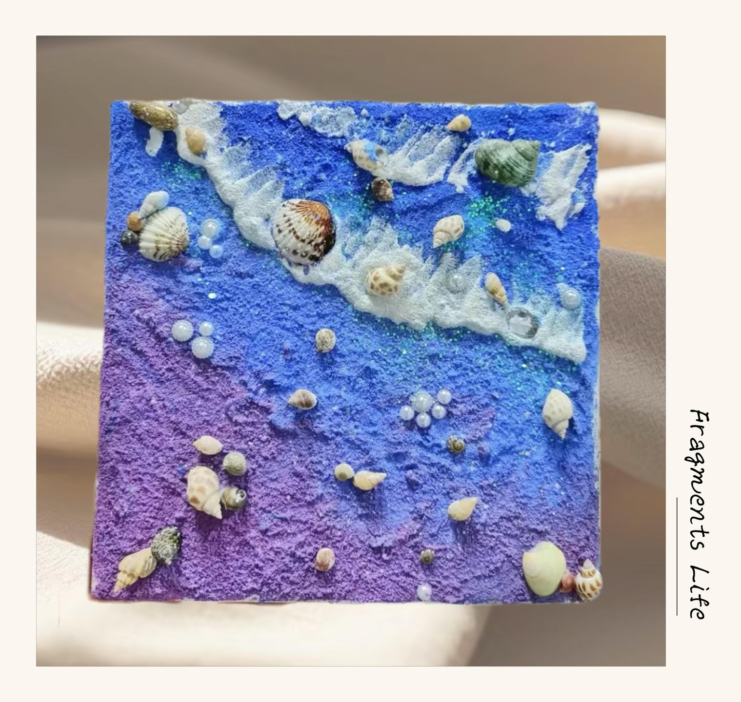 Beach Shell Texture Art Kit  -  E