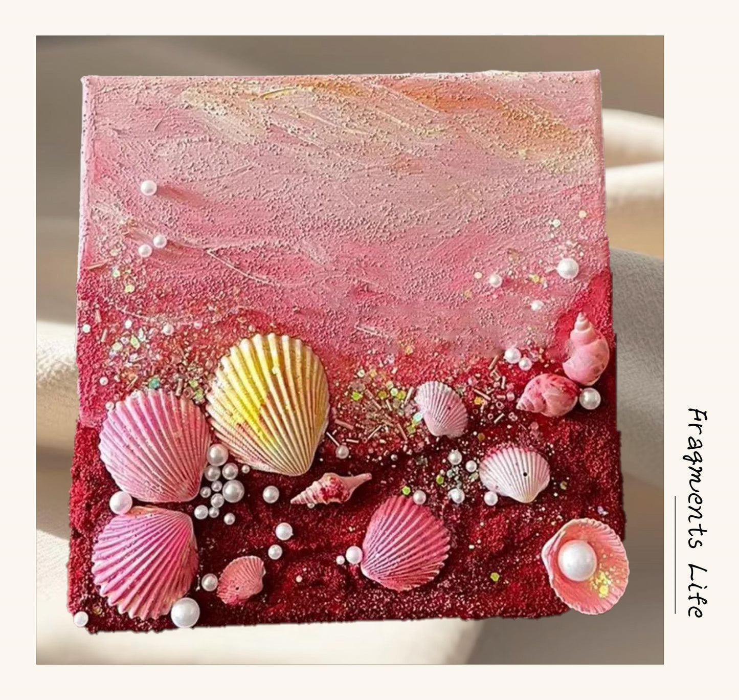 Beach Shell Texture Art Kit  - I