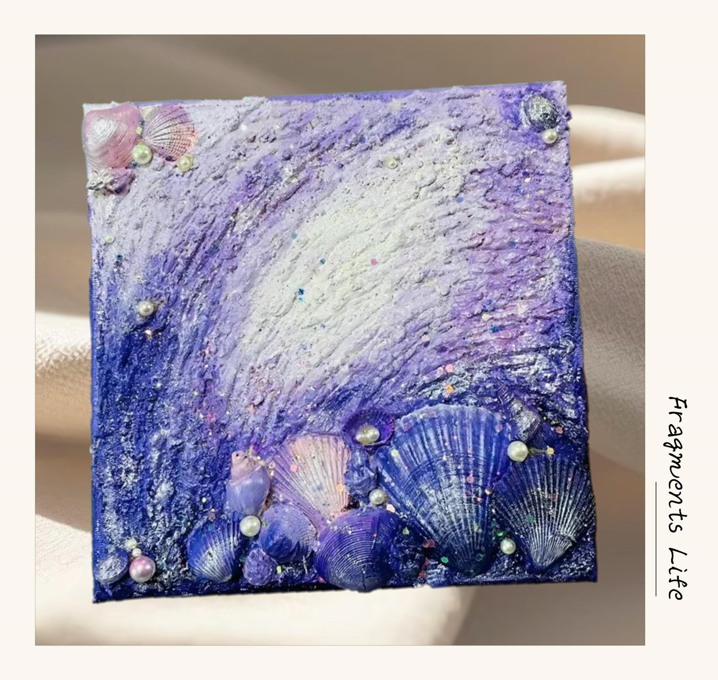 Beach Shell Texture Art Kit  - O