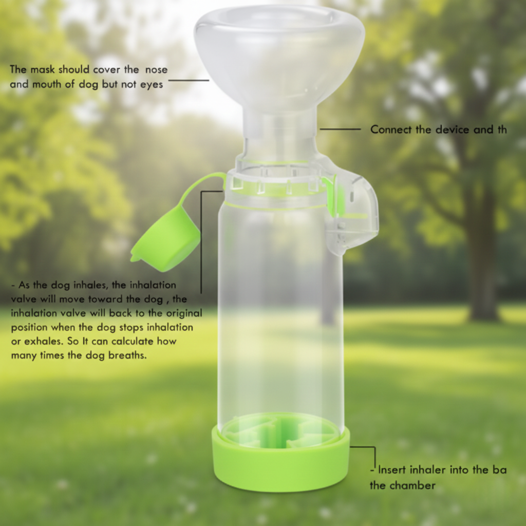 Precision-Guide Vet-Approved Dosing Chamber -Nebulizer Tank
