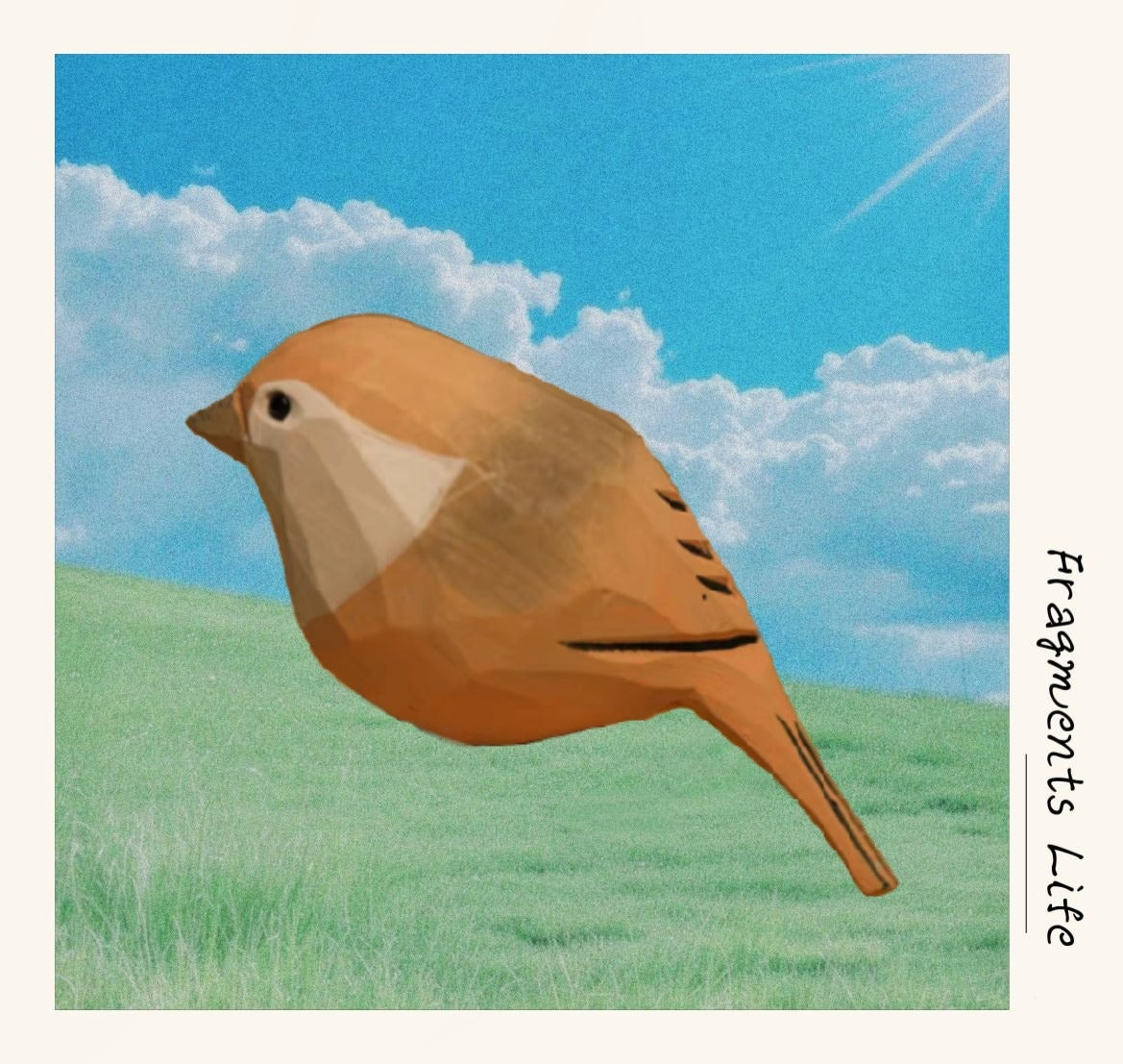 Home decoration and healing style - Pocket-Sized Serenity bird