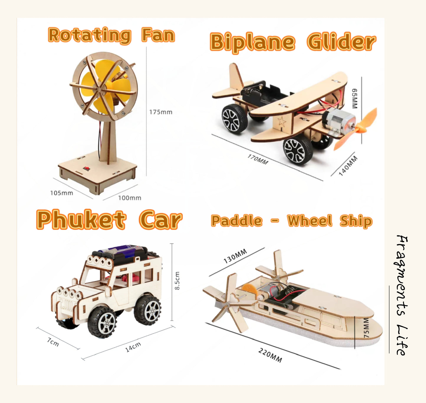 STEM Explorer 4-in-1 DIY Kit Set