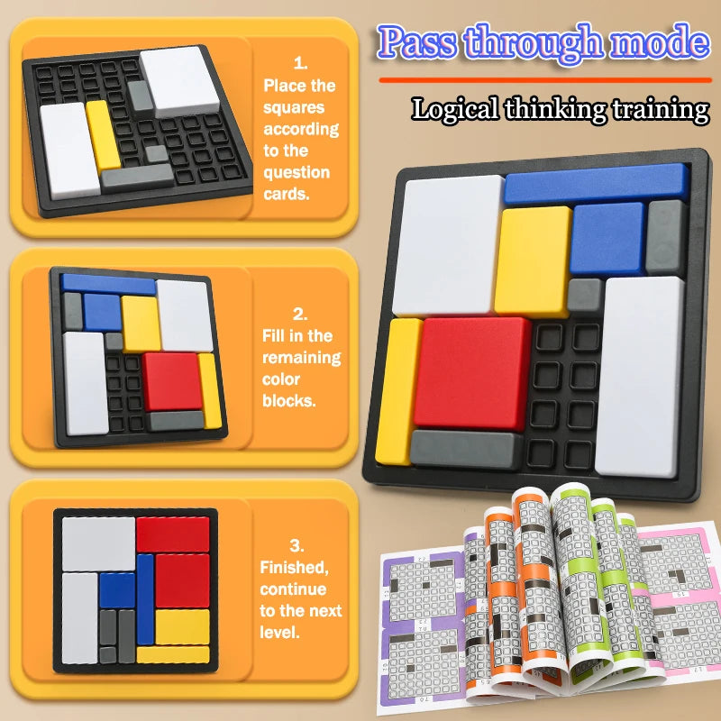 Logic Master Puzzle - 88 Challenge Cards Set