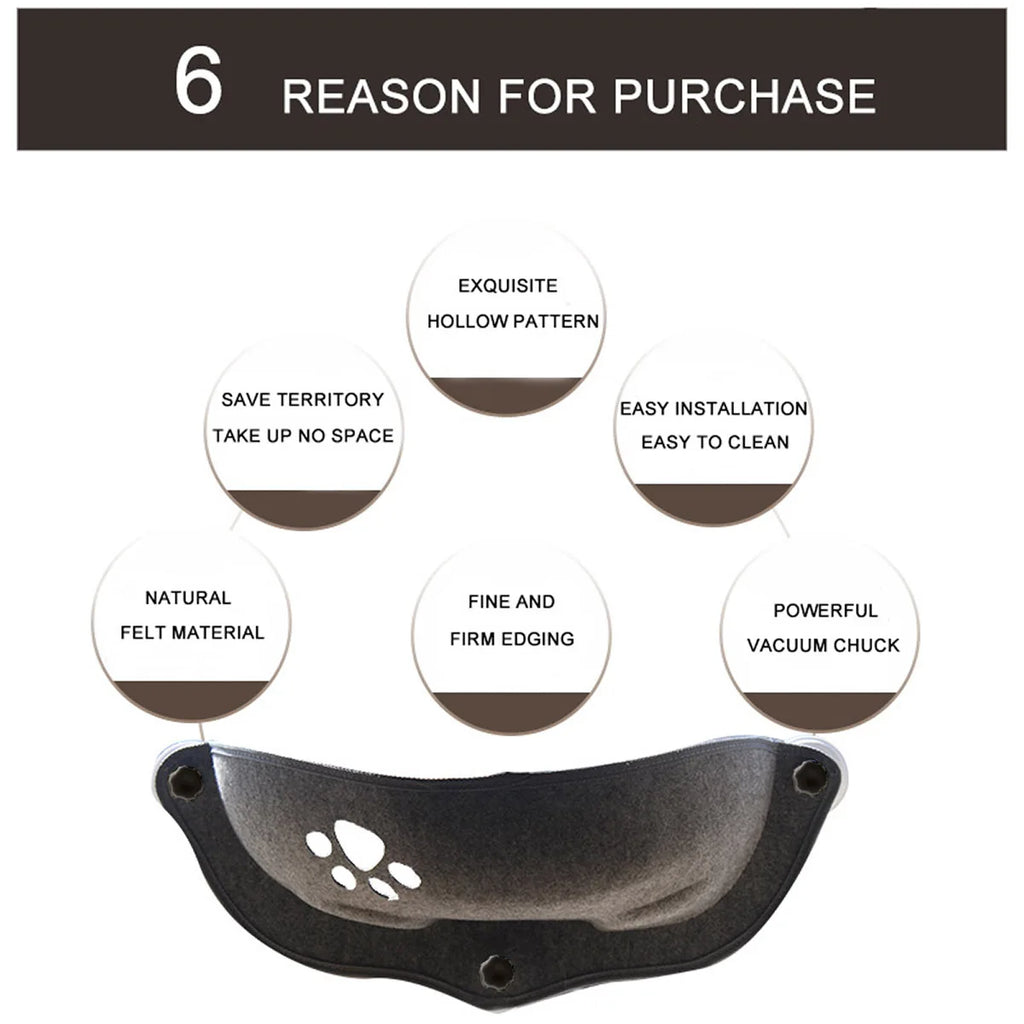 ✨ Zero-G Rune-Lock Cat Perch | The Fluffy Viewing Disc | 40lb Safety Lock