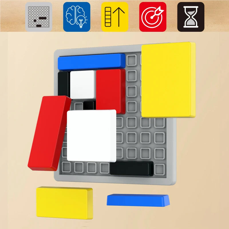 Logic Master Puzzle - 88 Challenge Cards Set