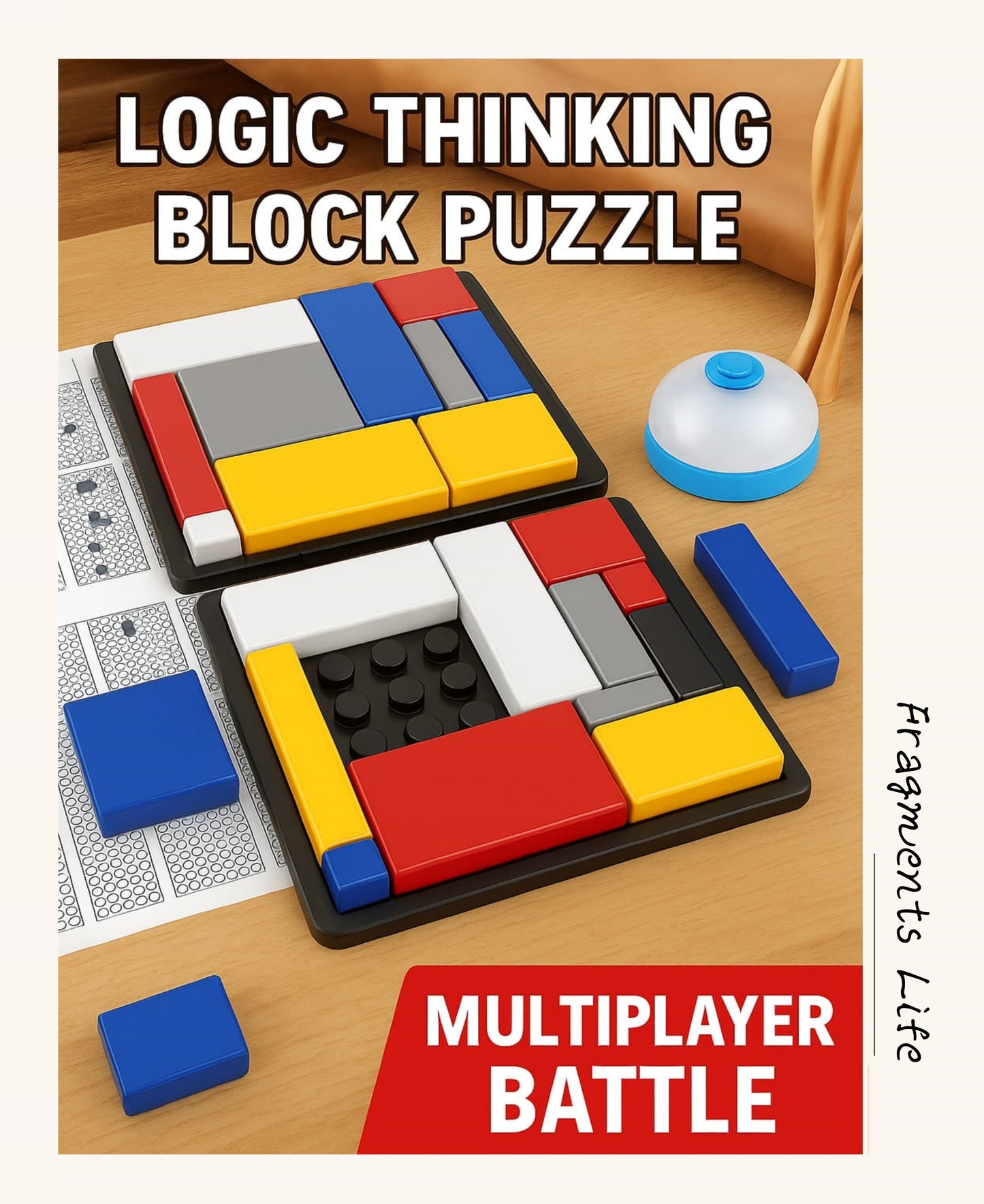 Logic Master Puzzle - 88 Challenge Cards Set