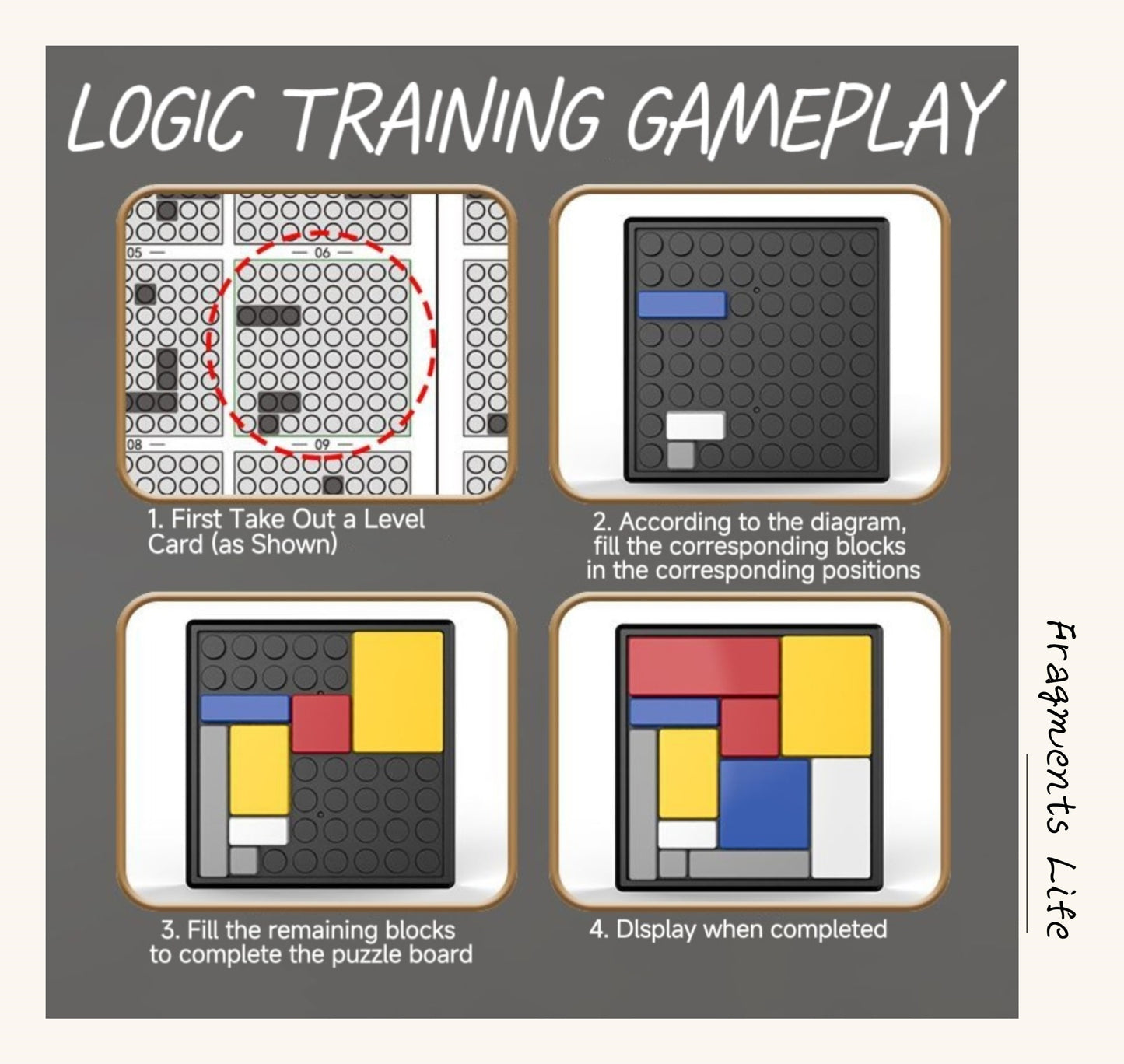 Logic Master Puzzle - 88 Challenge Cards Set